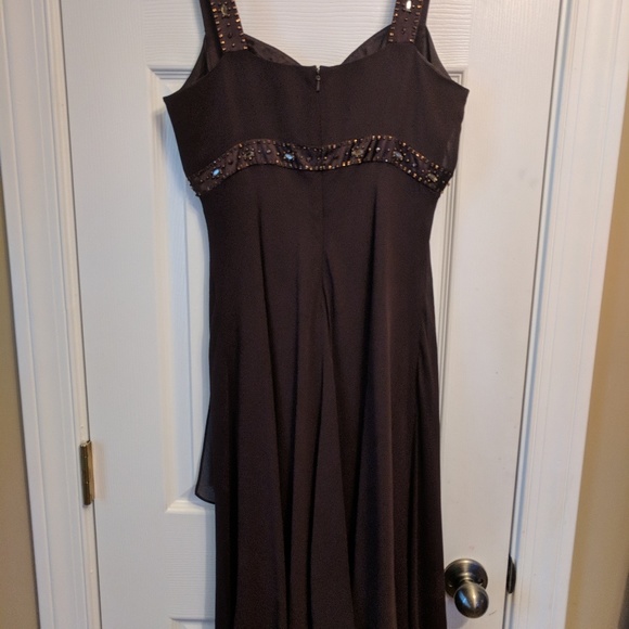NWOT-JONES NEW YORK FORMAL BROWN DRESS - Picture 3 of 8